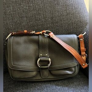 EUC Vintage Coach Chelsea Hobo Pebble Leather Shoulder Bag D055-8A41